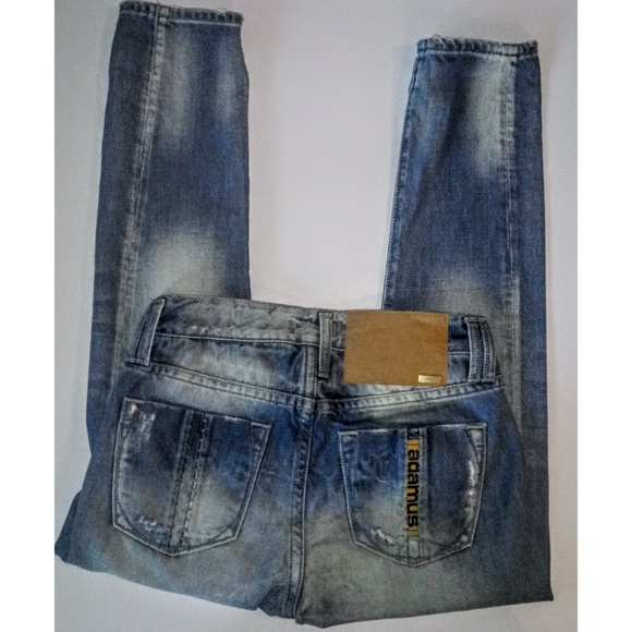 Adamus Italia Distressed High Waist Skinny Jeans - Picture 7 of 8